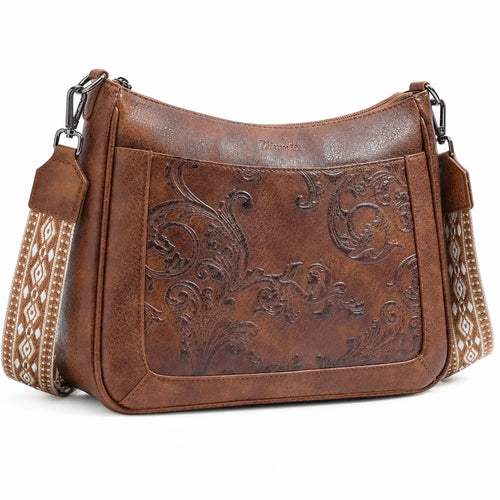 Borsa a Tracolla Donna Goffrata