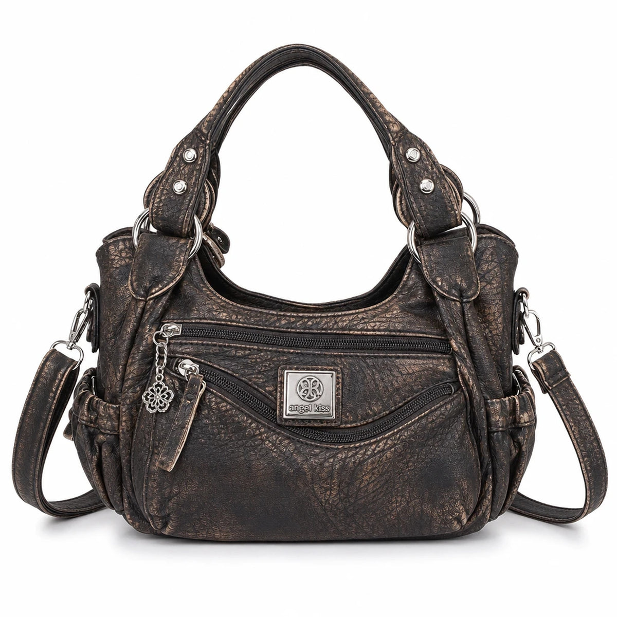 Borsa Hobo Donna Multi-Tasca Vintage
