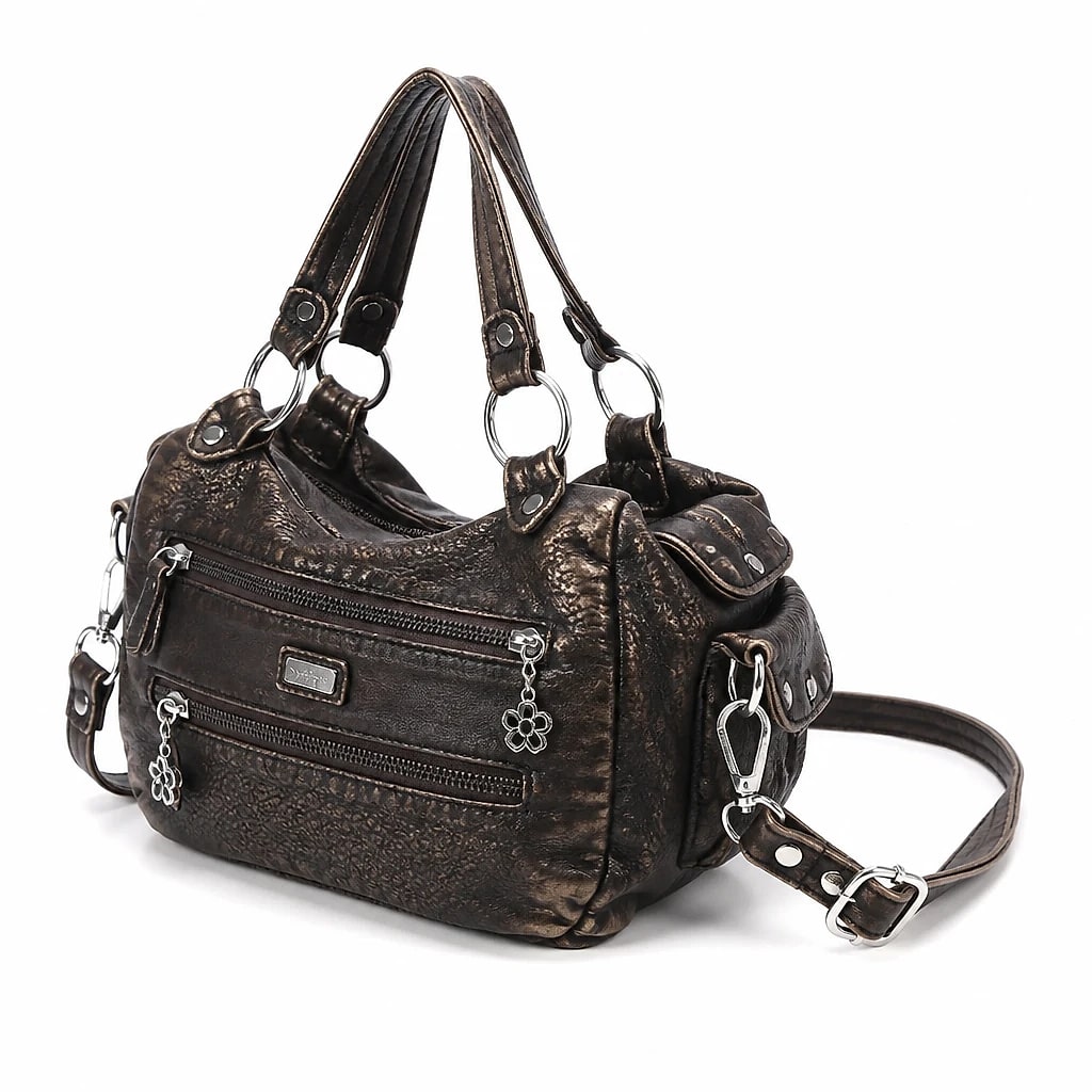 Borsa Hobo Donna Multi-Tasca Vintage