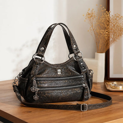 Borsa Hobo Donna Multi-Tasca Vintage
