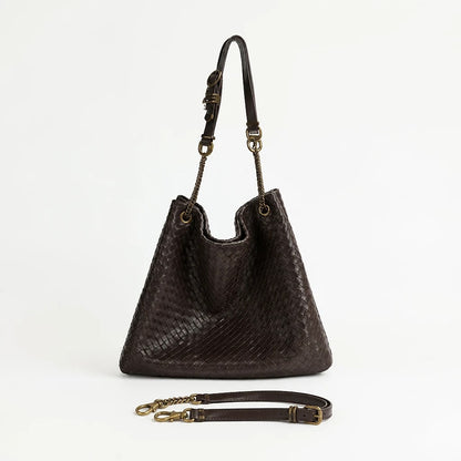 Borsa Hobo Pelle Intrecciata Donna