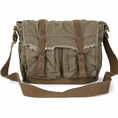 Borsa Messenger Canvas Vintage