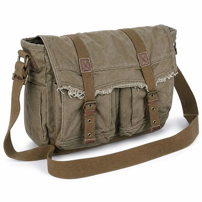 Borsa Messenger Canvas Vintage
