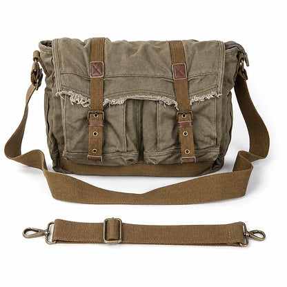 Borsa Messenger Canvas Vintage