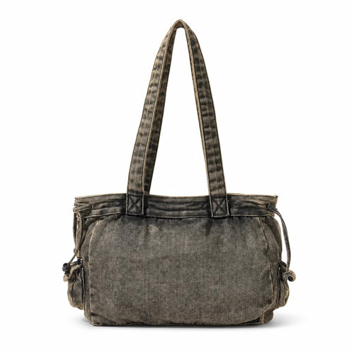 Borsa Tote in Denim Lavato