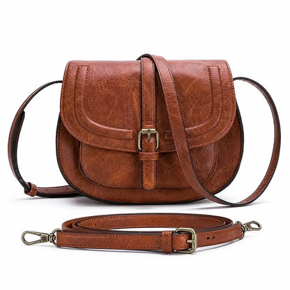 Borsa Tracolla Saddle in Ecopelle