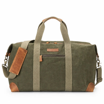 Borsone da Viaggio Canvas e Pelle