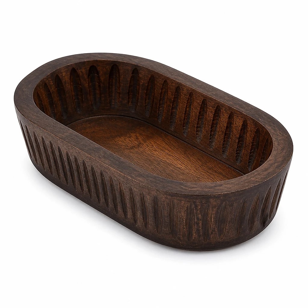 Ciotola Decorativa Legno di Mango Ovale