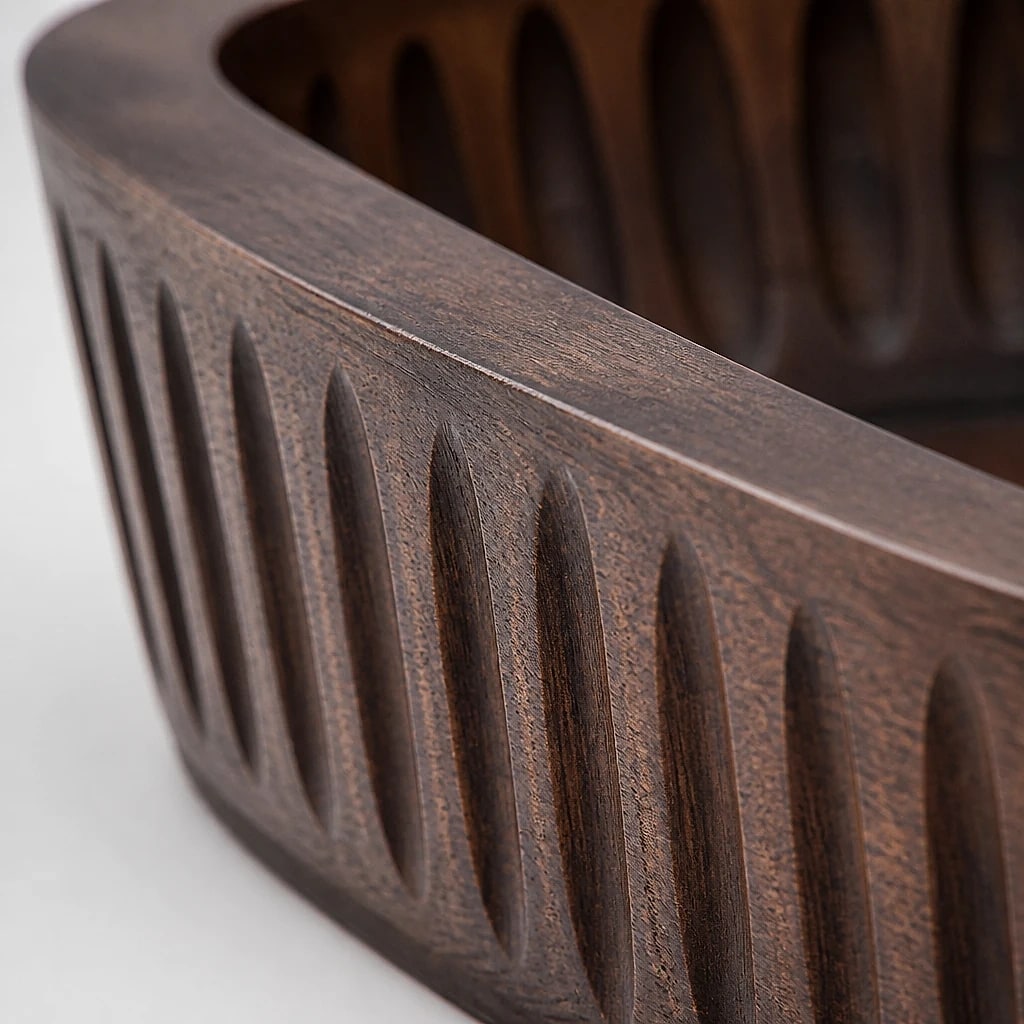 Ciotola Decorativa Legno di Mango Ovale