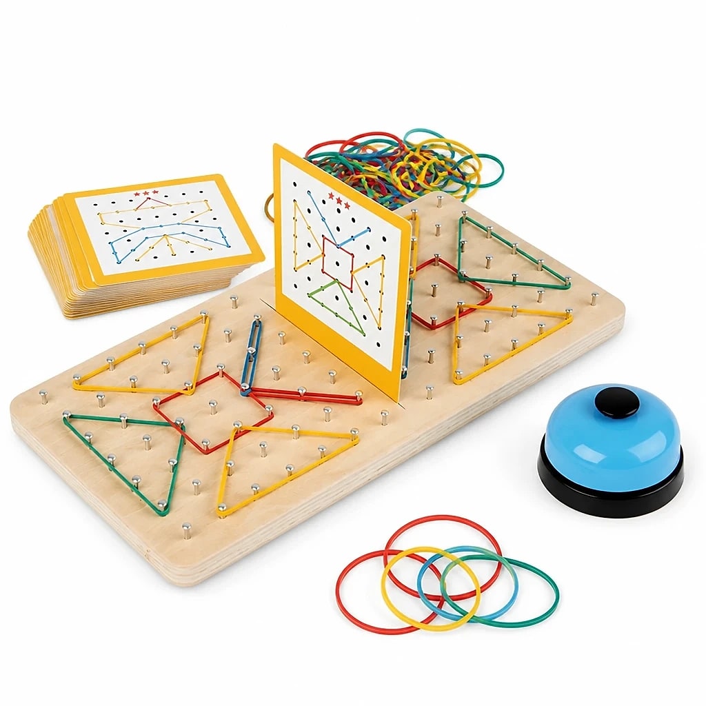 Geoboard in Legno Montessori