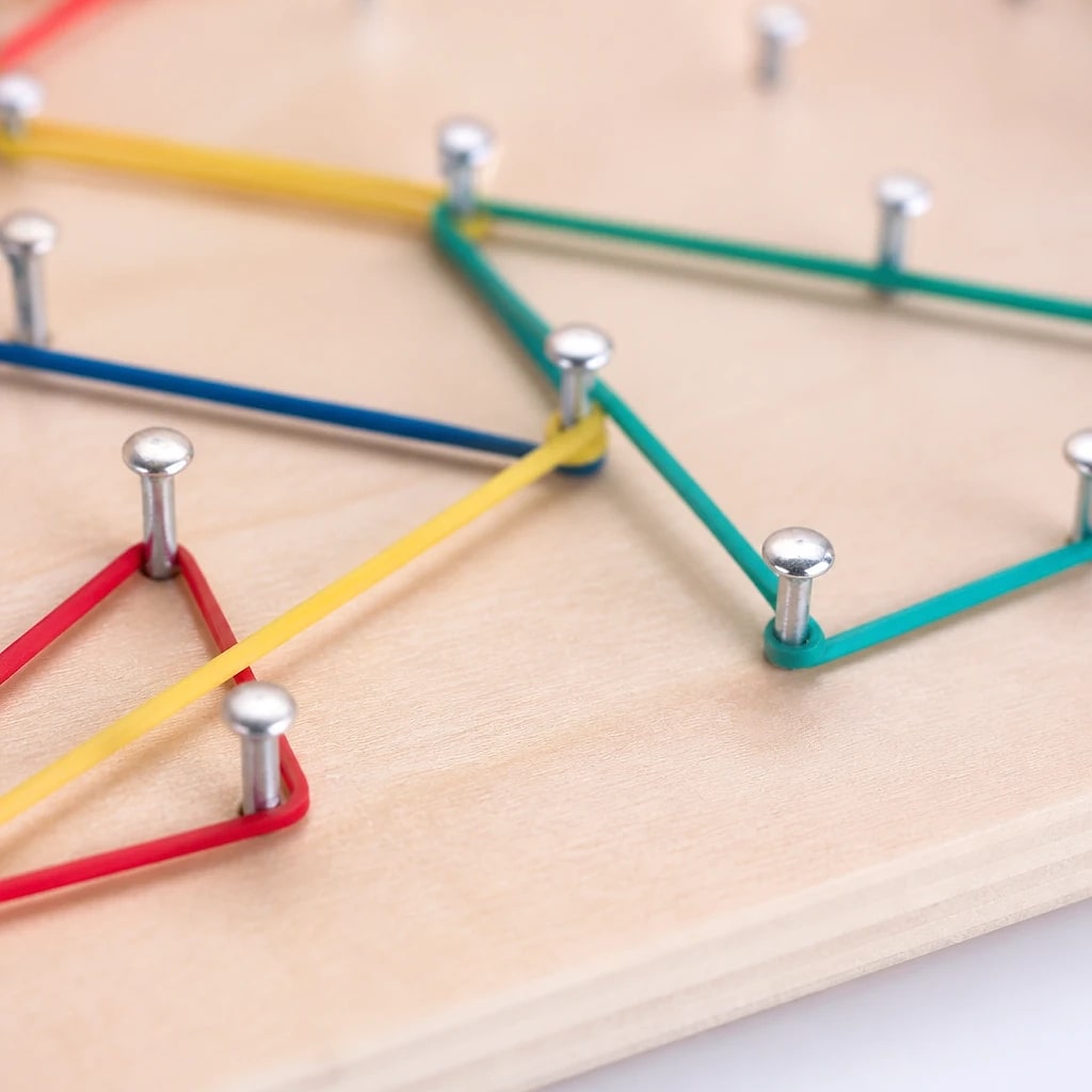 Geoboard in Legno Montessori