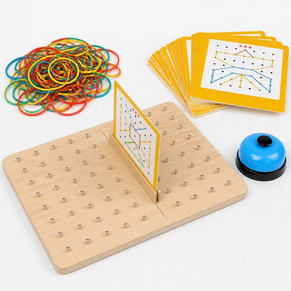 Geoboard in Legno Montessori
