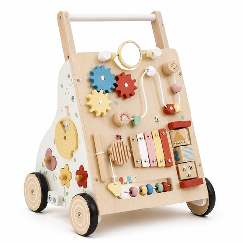 Girello Bambini in Legno con Attività