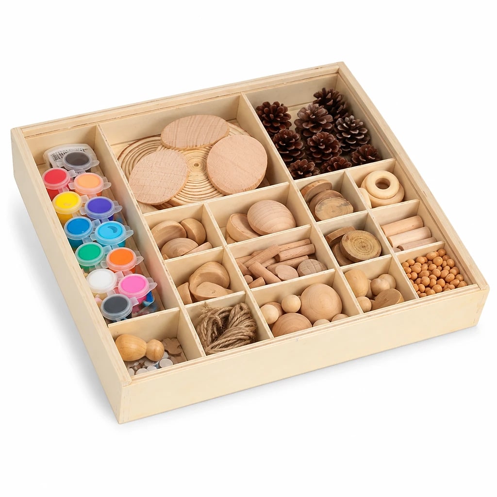 Kit Creativo in Legno per Bambini