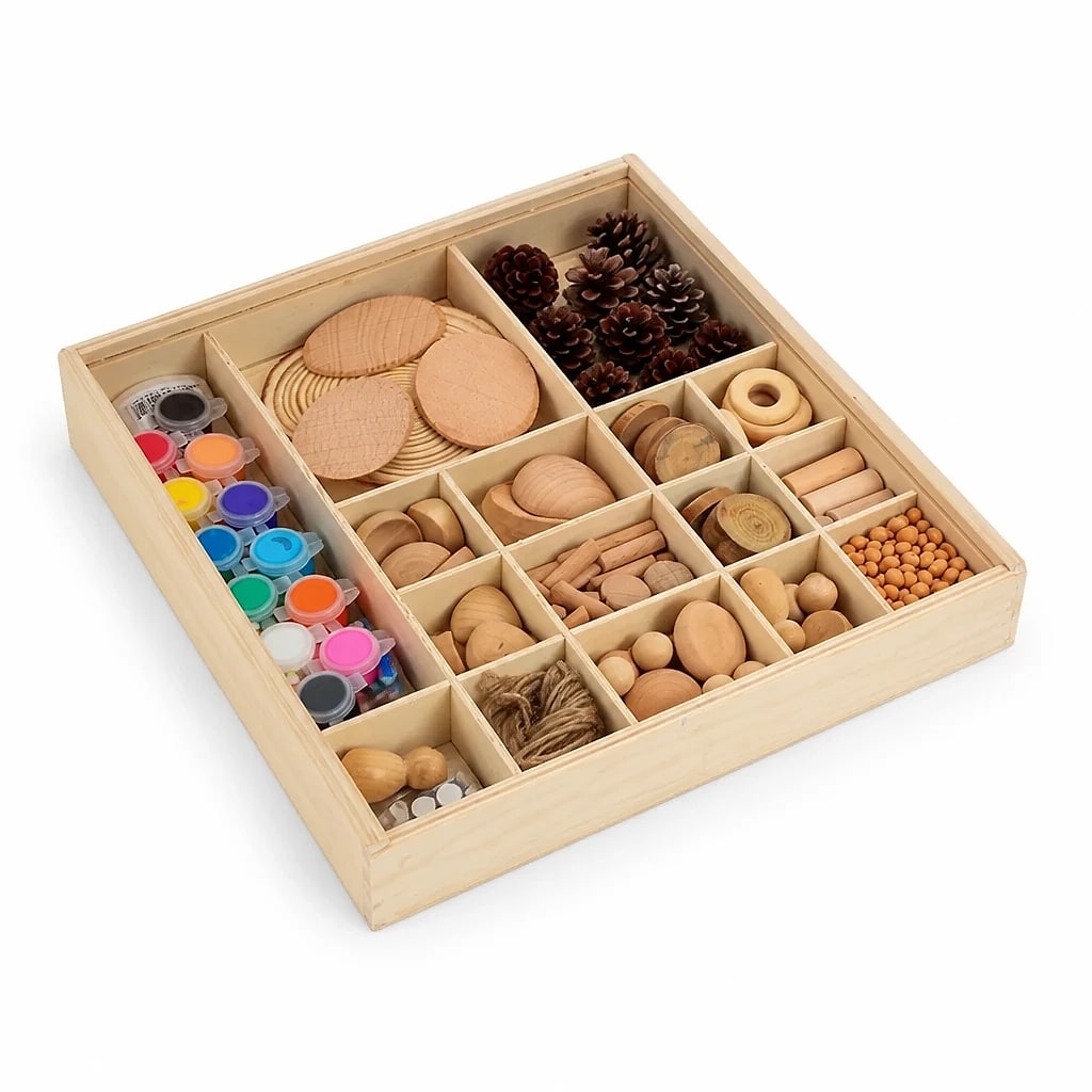 Kit Creativo in Legno per Bambini