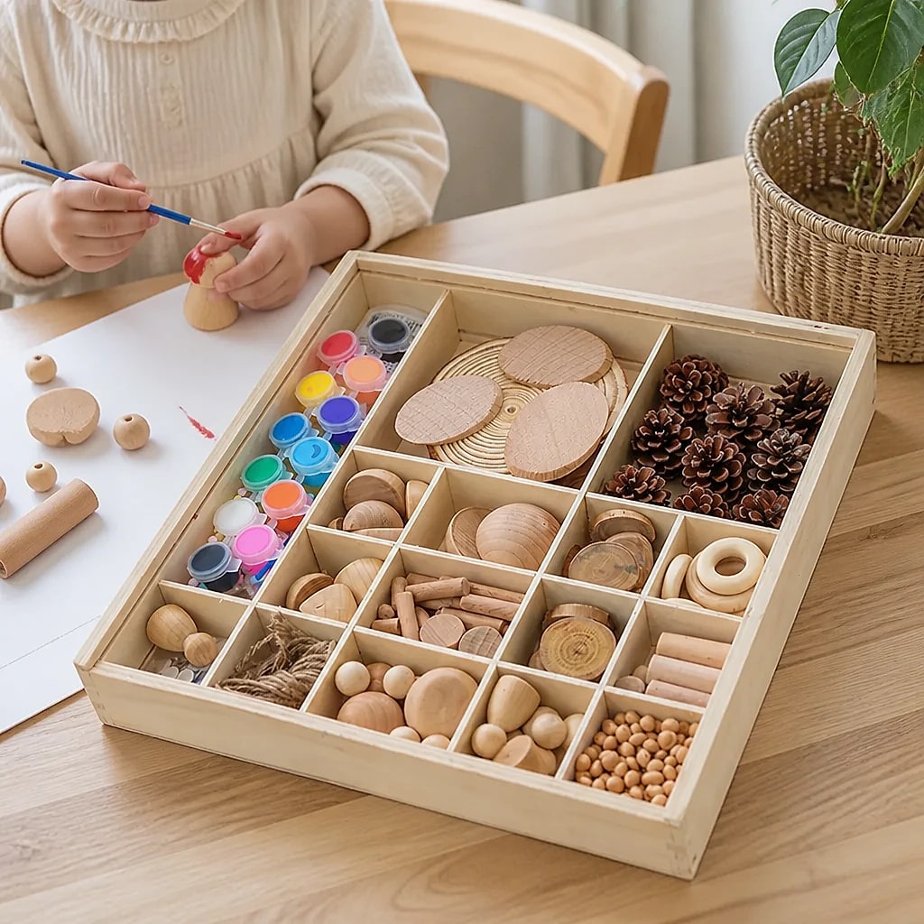 Kit Creativo in Legno per Bambini