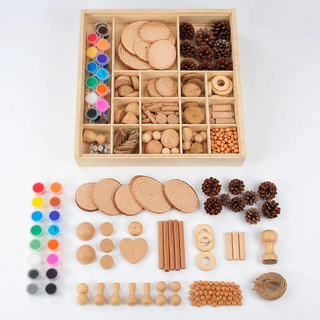 Kit Creativo in Legno per Bambini