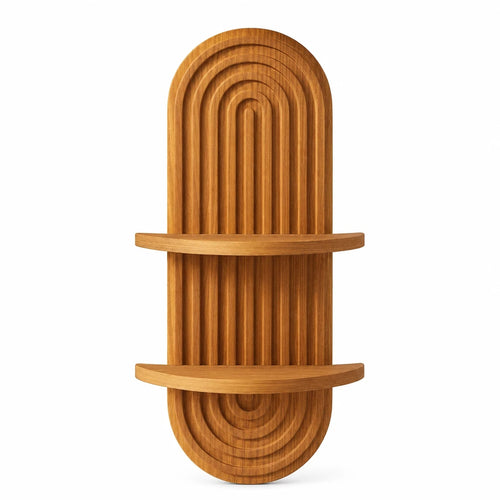 Mensola da Parete ad Arco in Legno