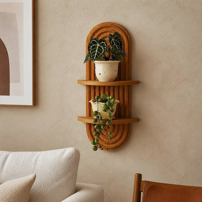 Mensola da Parete ad Arco in Legno