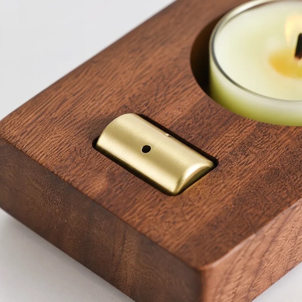 Porta Incenso Legno e Ottone