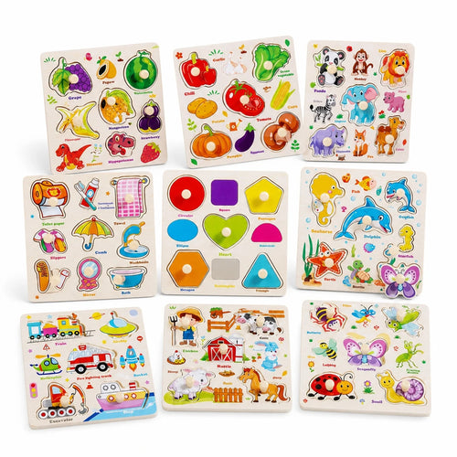 Puzzle in Legno con Pomello