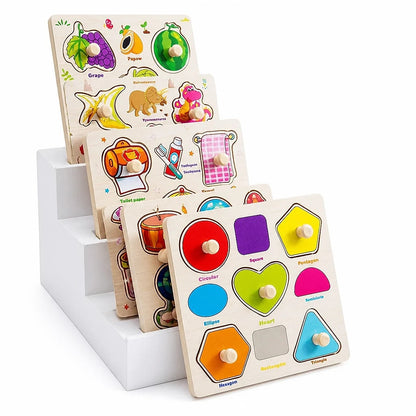 Puzzle in Legno con Pomello