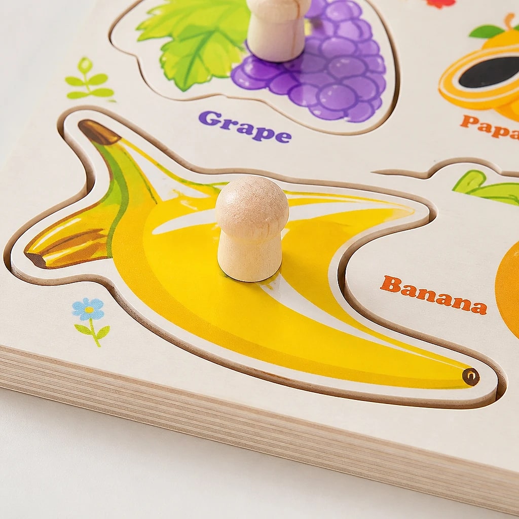 Puzzle in Legno con Pomello