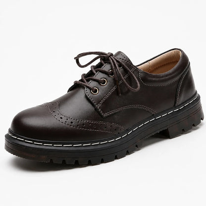 Scarpe Oxford Brogue Donna Vintage
