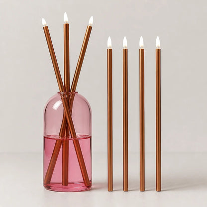 Set Candela Eterna a Olio in Vetro