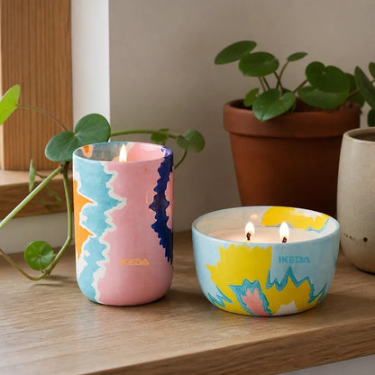 Set Candele Profumate in Ceramica