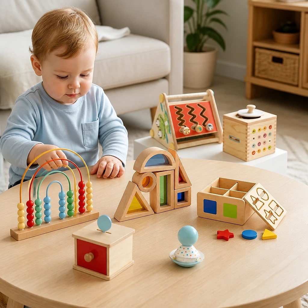 Set Giocattoli Montessori in Legno