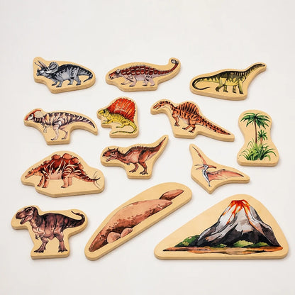 Set Sagome Dinosauri in Legno