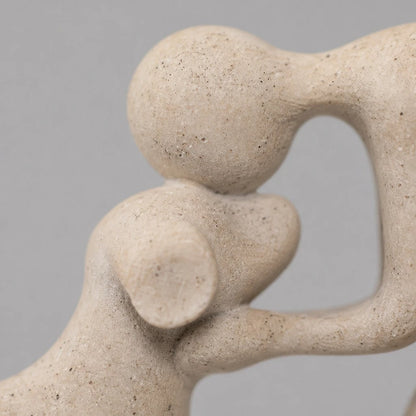 Statuetta Decorativa Cane e Persona