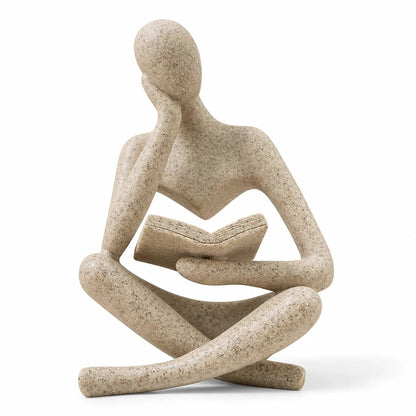 Statuetta Pensatore in Lettura