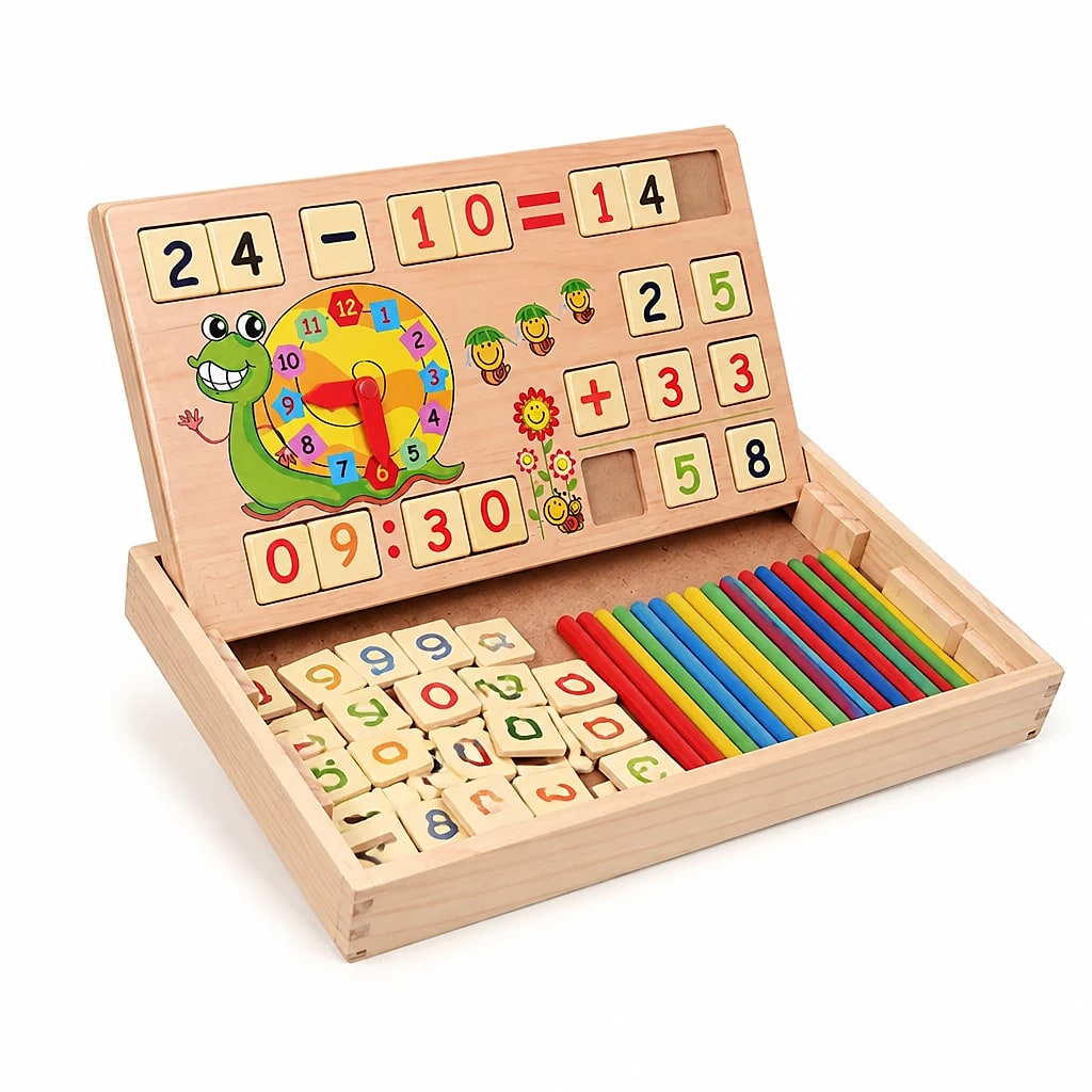 Tavola Matematica in Legno per Bambini