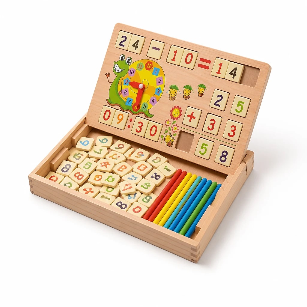 Tavola Matematica in Legno per Bambini