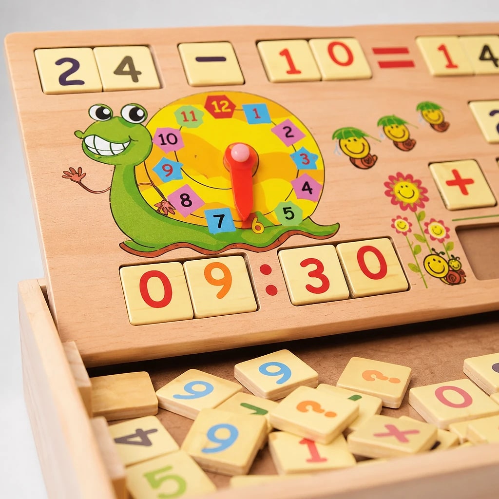Tavola Matematica in Legno per Bambini