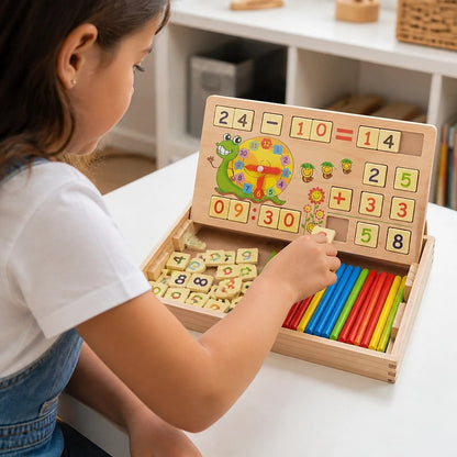 Tavola Matematica in Legno per Bambini