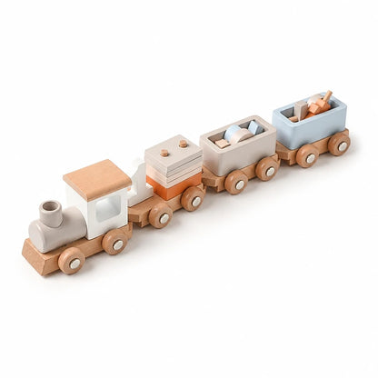 Trenino in Legno Educativo
