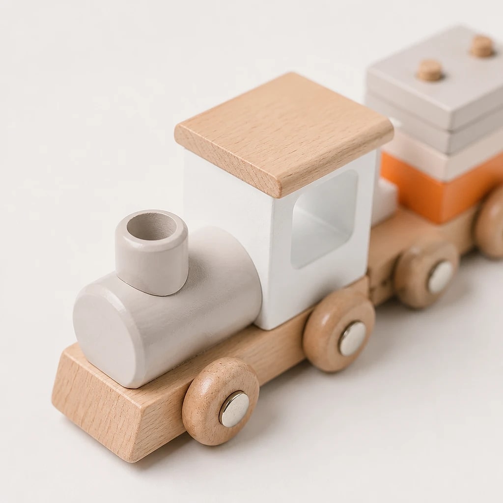 Trenino in Legno Educativo