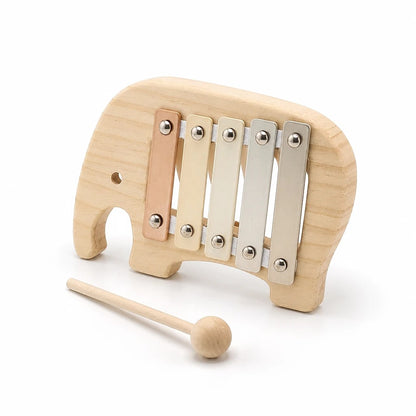 Xilofono Elefante in Legno per Bambini