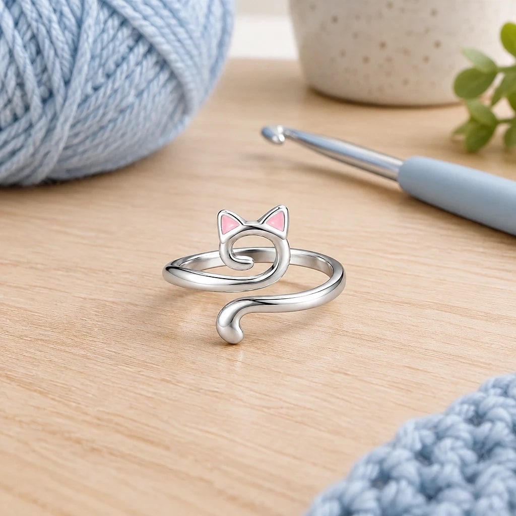 Anello guidafilo Gatto — dettaglio 5