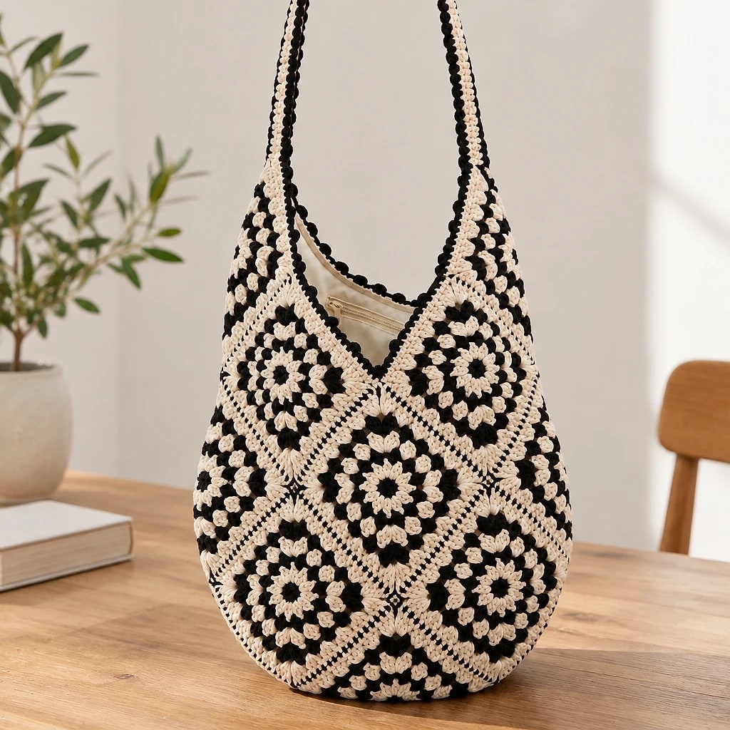 Borsa a spalla Geometrie — dettaglio 5