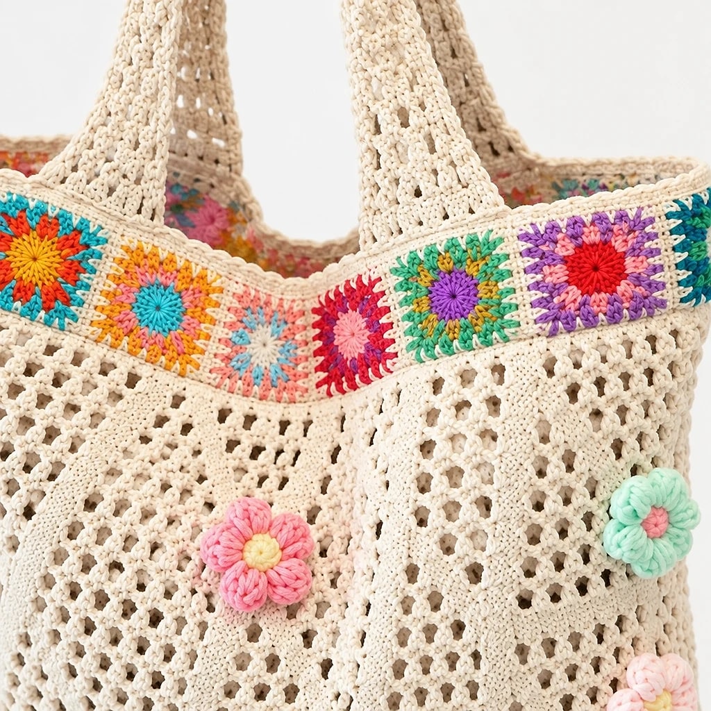 Borsa a spalla Giardino — dettaglio 3