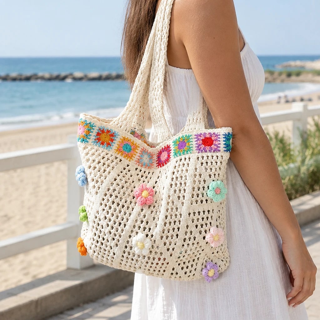 Borsa a spalla Giardino — dettaglio 4