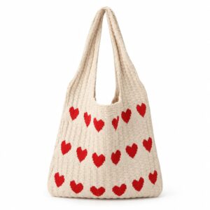 Borsa a spalla Cuori