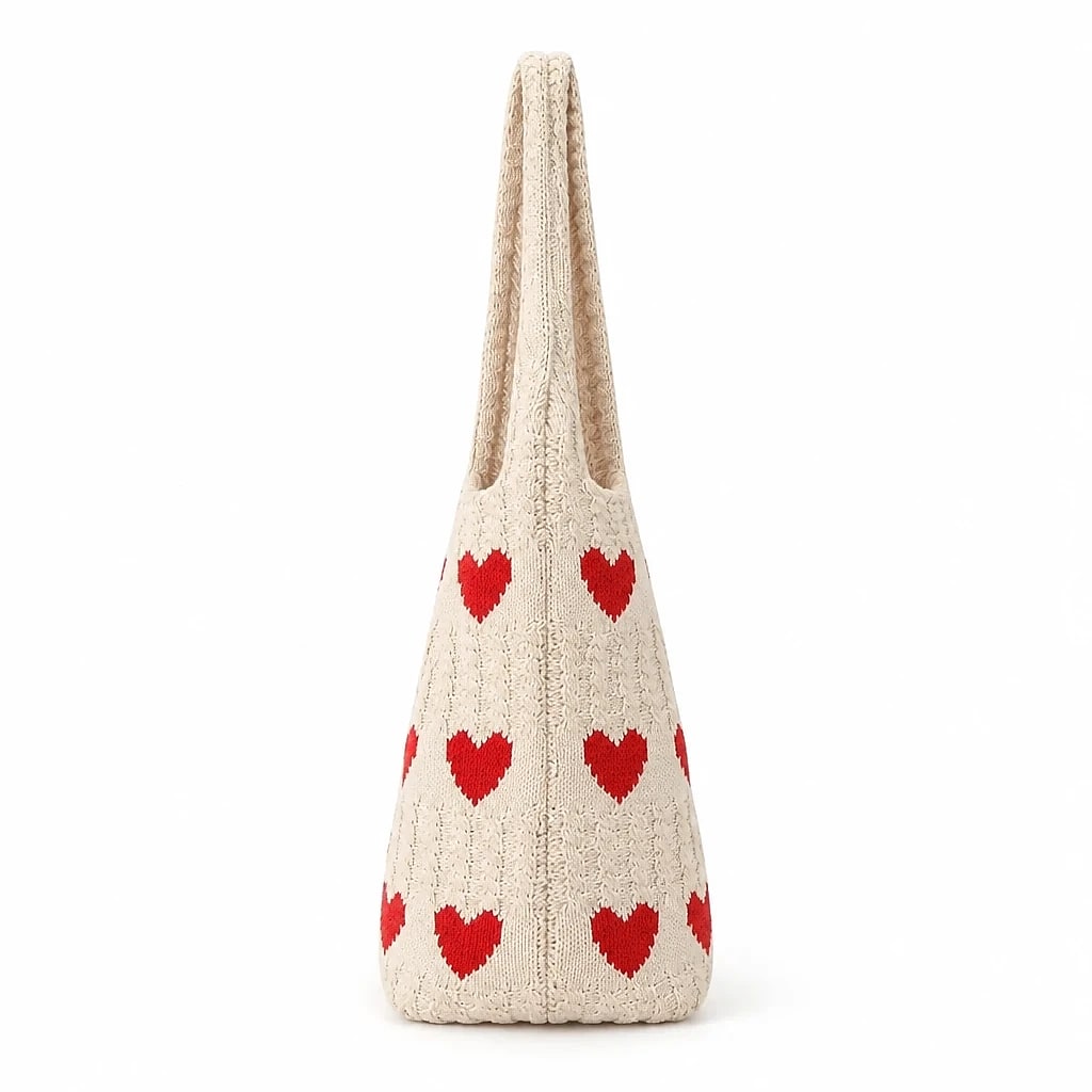 Borsa a spalla Cuori — dettaglio 1