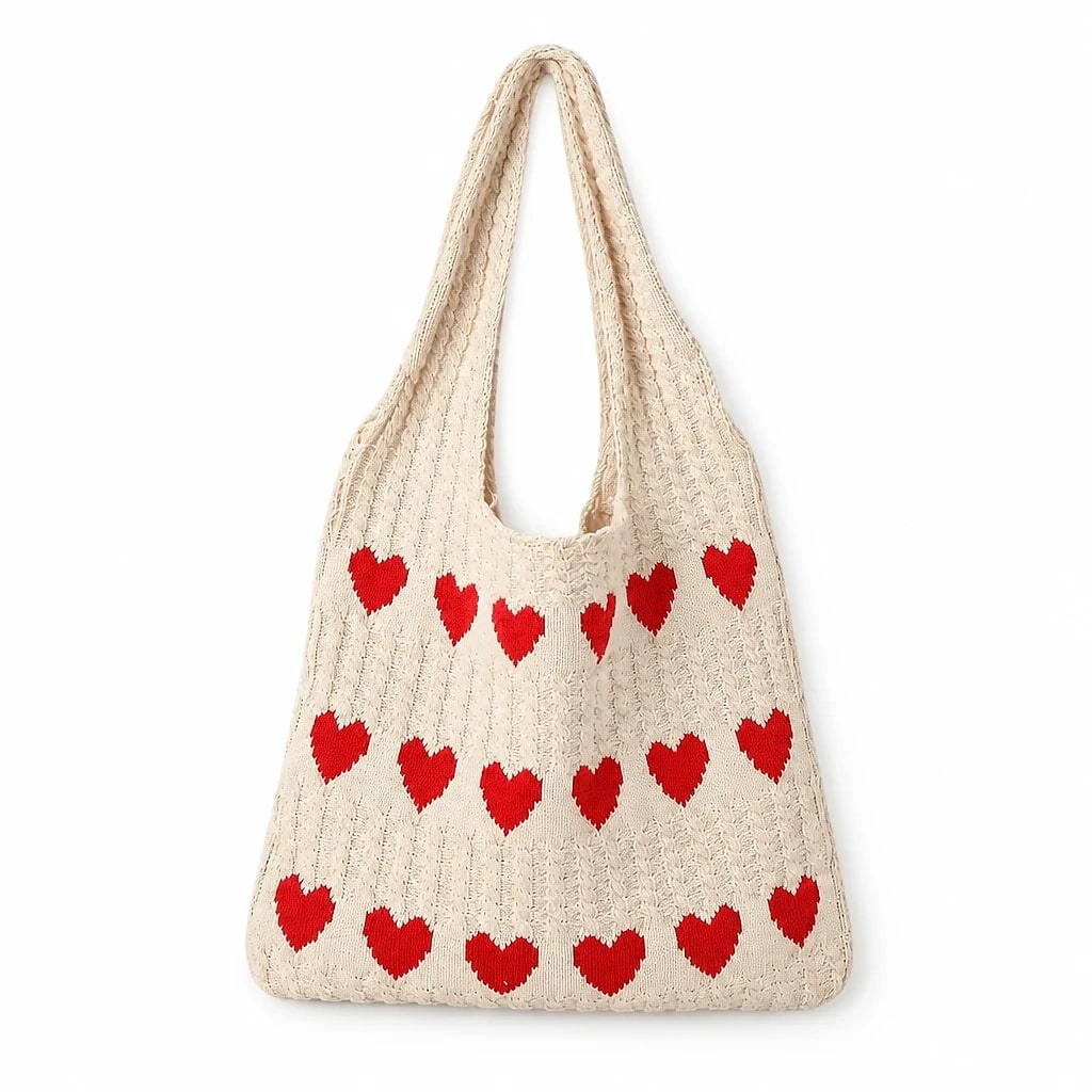 Borsa a spalla Cuori — dettaglio 6