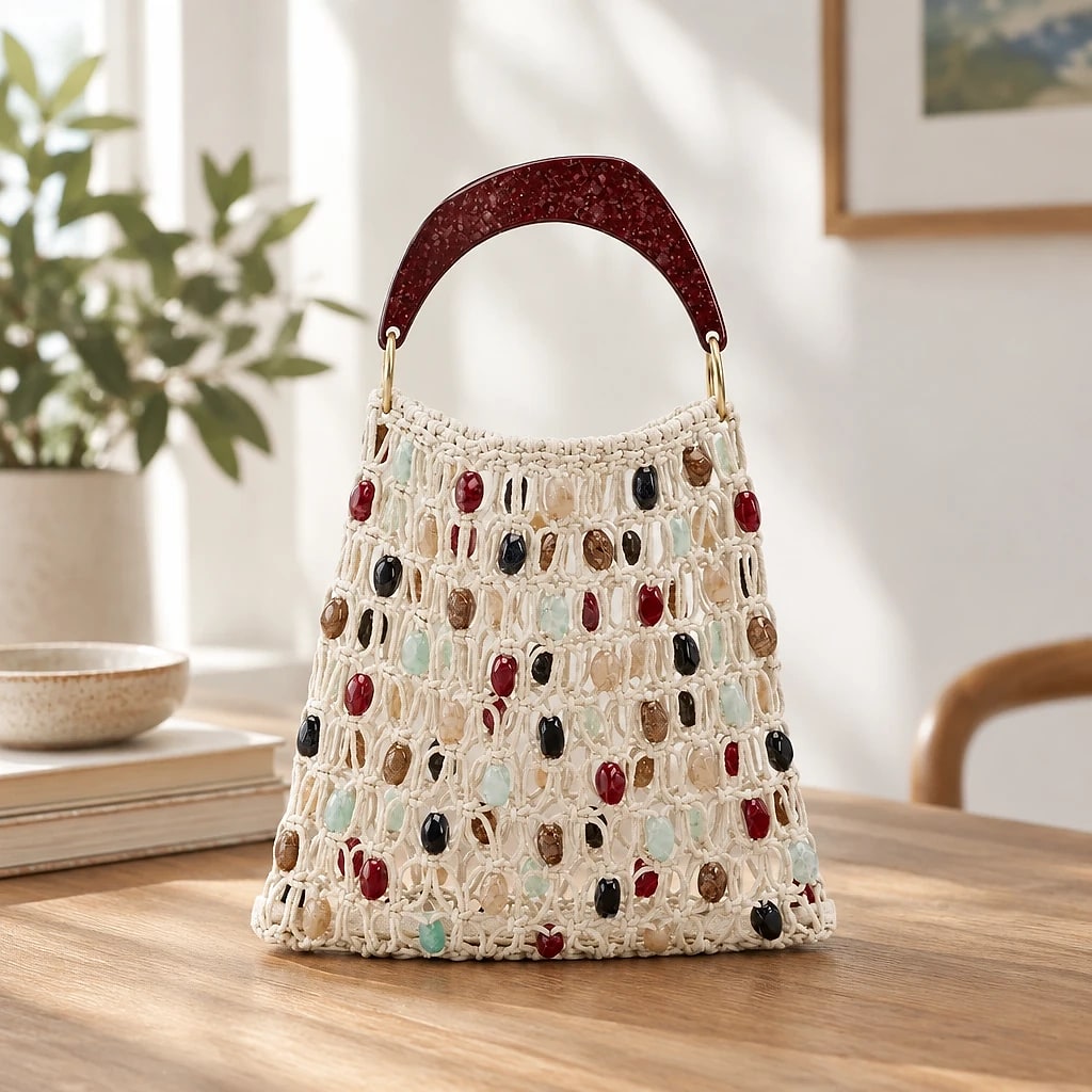 Borsa a mano Perline — dettaglio 5