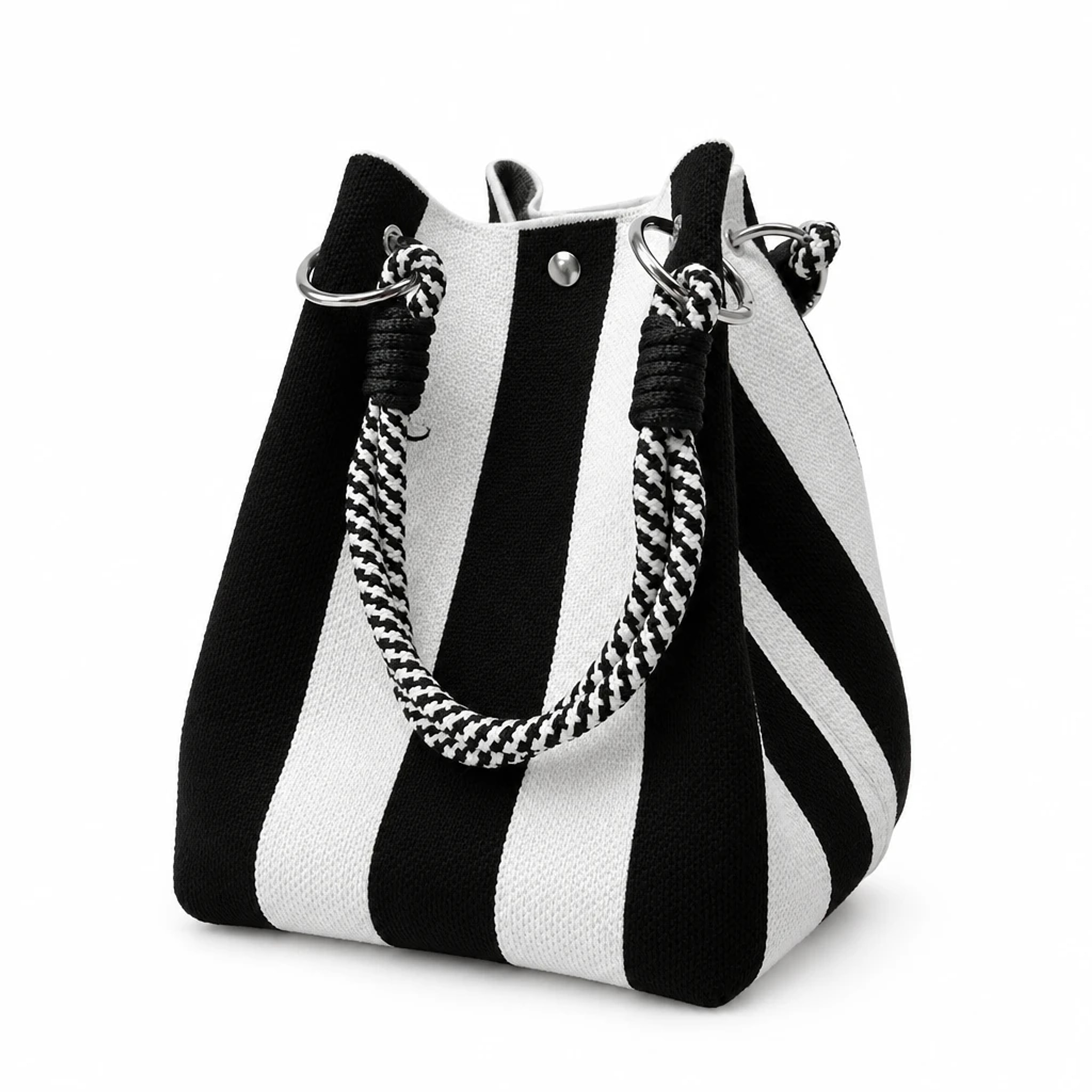 Mini borsa a mano Righe